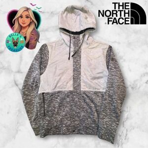 The North Face Peak Anorak Jacket Mens Large Gray Essential Full Zip Hooded Coat